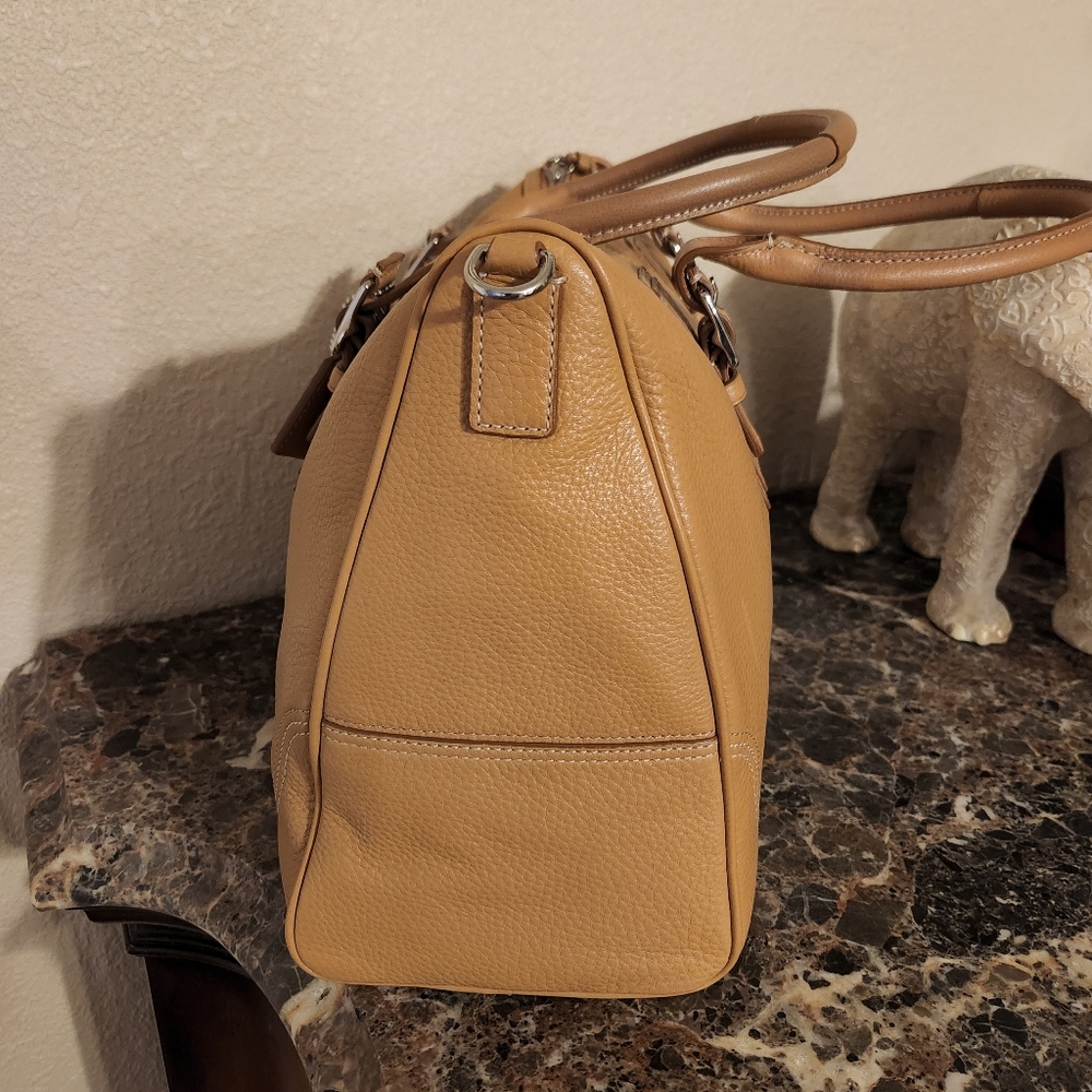 Coach Soft Leather Satchel Handbag - image 5